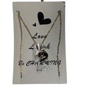 Gold Initial Necklace-14K Gold Plated